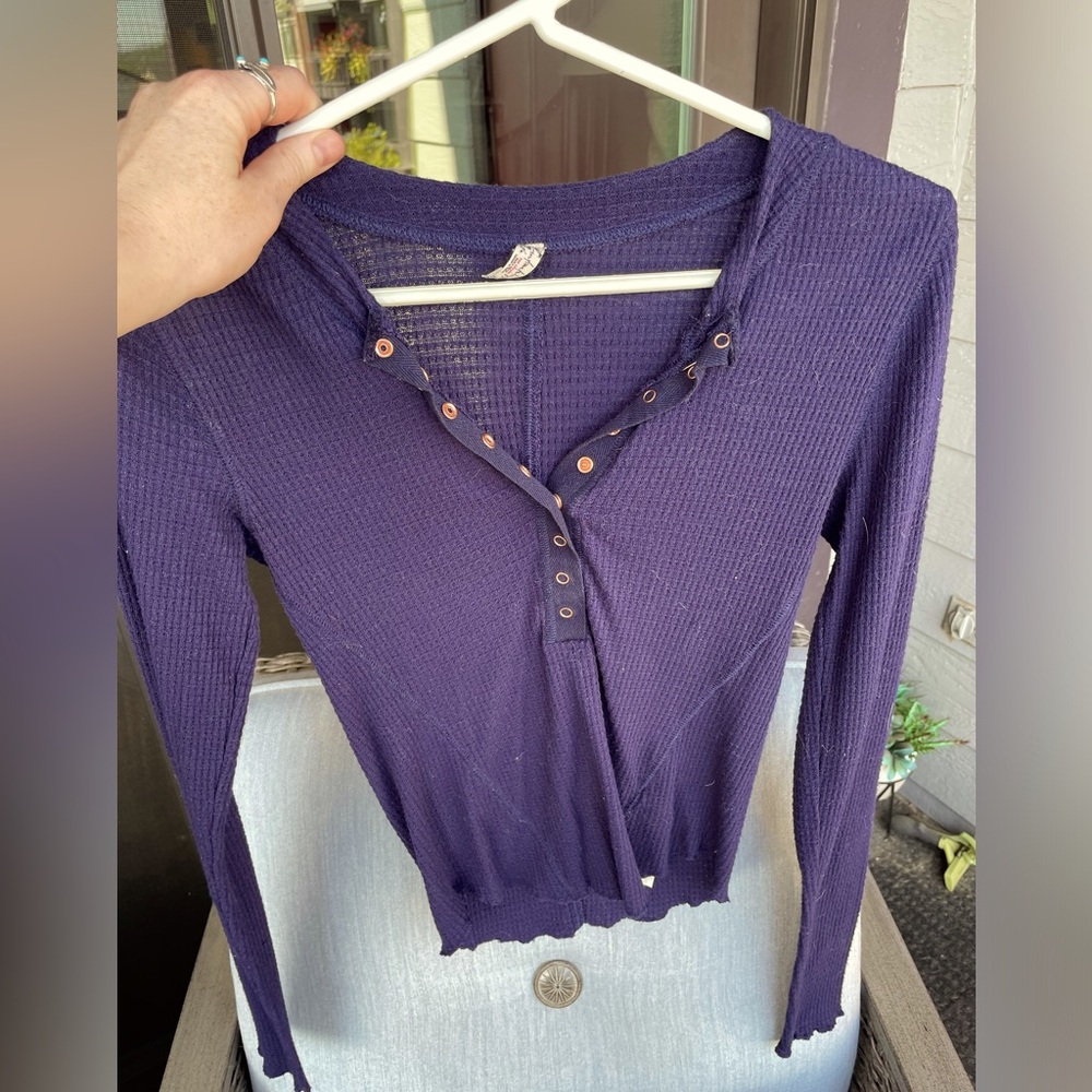 Free People One of the Girls Henley